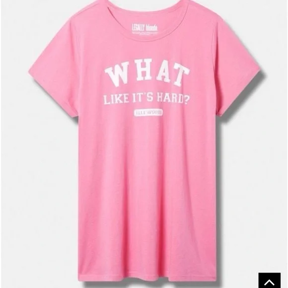 Torrid Legally Blonde Pink Shirt - Picture 1 of 5